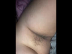 Natural hairy pits with my leaking tits
