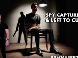 Spy captured & left to cum