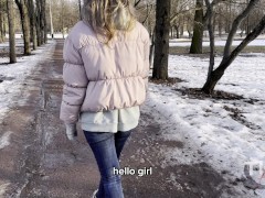 Трахнул незнакомую милфу в машине. Публичный секс  на улице (субтитры) - Screenshot 1 of 16 - Cougar