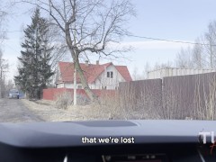 Трахнул незнакомую милфу в машине. Публичный секс  на улице (субтитры) - Screenshot 6 of 16 - Cougar