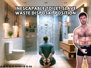 Position Inéluctable D’élimination Des Déchets D’esclave De Toilette