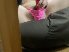 【人妻妄想日記】マイクロビキニオナニー