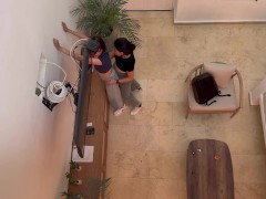 Two hot lesbians caught on camera