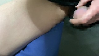Male masturbation from front to ejaculation