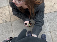 Я встретил студентку в супермаркете и трахнул ее, кончив ей на лицо - Screenshot 3 of 16 - Public Agent Student