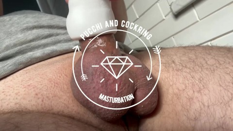 Pucchi and Cockring masturbation