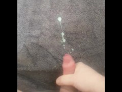 DOUBLE ORGASM from UTHERAL mastrubating! -HotCummingGuy-