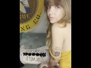 Preview 3 of Long hair ginger babe wants to worship you while masterbating herself ASMR