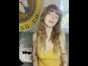 Preview 4 of Long hair ginger babe wants to worship you while masterbating herself ASMR