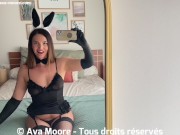 Preview 4 of Slutty bunny gets fucked outdoors and filled her pussy with cum - CREAMPIE PUSSY