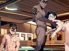 Sauna Gangbang Hentai Cartoon Porn Animation