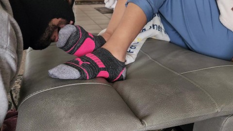 Desi sock and foot worship