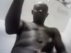 Pornstar shoots lots of sperm in cumshot release.