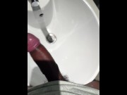 Preview 5 of BBC Slapping in Slow Motion Big Black Cock Sloppy ASMR Blacked Hippie