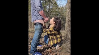 Hike through the woods end with hotwife cumshot TheShortAndInked1
