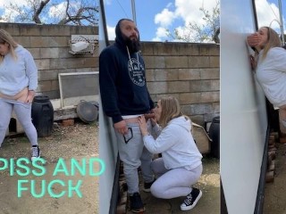 HE CAUGHT ME PISSING ON THE STREET AND PUT ME AGAINST THE WALL Video