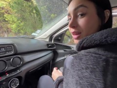 I MADE A FINGER ON THE ROUTE I HAD TO SUCK HIS DICK TO TAKE ME