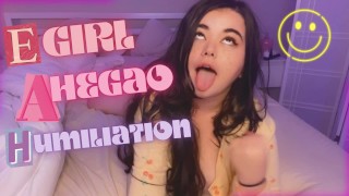E-Girl Ahegao Humiliation - Loser Goon Triggers - Extended Femdom Trailer
