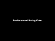 Preview 1 of Fan Requested Pissing Video