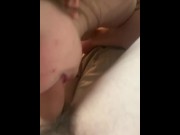 Preview 5 of Brave little Slut tries the sharpie in her Tight Asshole again...didnt she do great???