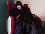 Girlfriend Gives Ghost Cosplayer a Blow Job