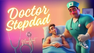 FREE PREMIUM PREVIEW : Step Gay dad - Doctor Stepdad - the Healing Power of Smelly Feet