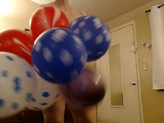 Dancing Bouncing Balloon Popping