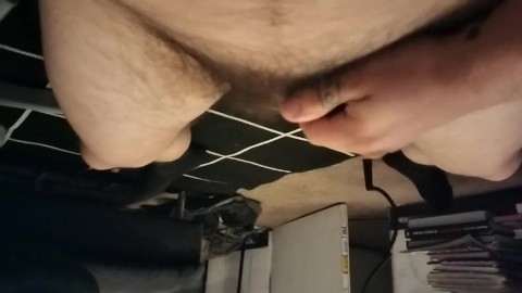 Tried to cum before roommate was done in bathroom/he won