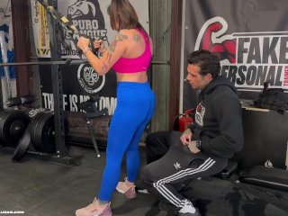 Screen Capture of Video Titled: Mi faccio scopare il CULO dal PERSONAL TRAINER - MILF FUCK