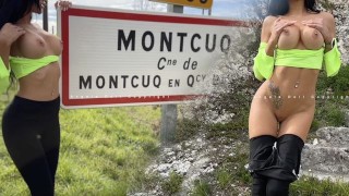 Angeladoll 法国 X 城市之旅 我在 MONTCUQ MYASS 市被鸡奸