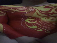Gymnastics Leotard Slave Masturbation #7