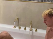 Preview 2 of rich students after studying decided to fuck hard in the ass in the bathroom