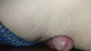 College Jock Loves To Hump The Floor With His Cock