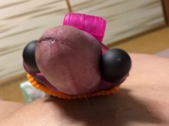 masturbation スマホ自撮りオナニー チンポの正面から撮影 おもちゃで挟んだカリでか肉棒から愛液ドボドボ!寸止めマスターベーションで悶絶大量ザーメン射精無修正映像 - Screenshot 11 of 16 - Masturbation
