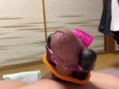 masturbation スマホ自撮りオナニー チンポの正面から撮影 おもちゃで挟んだカリでか肉棒から愛液ドボドボ!寸止めマスターベーションで悶絶大量ザーメン射精無修正映像 - Screenshot 15 of 16 - オナニー 自 撮り