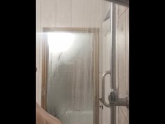 Spying on my step sister with HUGE BOOBS while showering SHHHHHH