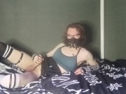 Preview 4 of trans femboy play with herself