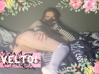 Trans Femboy Play with herself