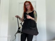 Preview 4 of Domme gets dommed: tied up and begging to be released - full video on Veggiebabyy Manyvids