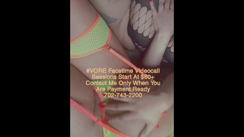 Vore Fetish, Ebony JOI / Sph Les appels vidéo FaceTime commencent à 60 $