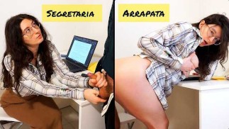 Workplace Sex: Scheming Secretary want be fucked by the Boss 🤭(en subtitles)
