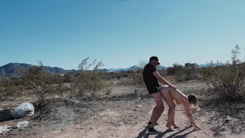 Fucked on the Side of the Road in the Desert