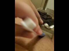 One woman, One toothbrush