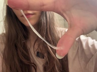 Screen Capture of Video Titled: Eating cream from a gamer girl aka your breakfast