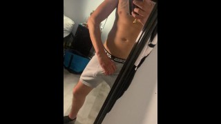 Tattoo Horny Big Cock Masturbation