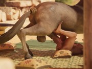 Preview 1 of Gay Sex with Furry Centaur