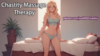Chastity massagetherapie, ontspannende muziek