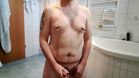 Clamps on nipples and cock rings