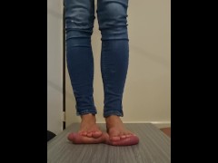 Barbie Cock and Ball Trample in Shoes, Socks and Bare No.32