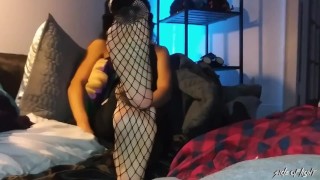 Fishnets - Cute Asian Female Feet